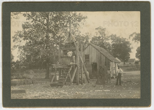 No. 48, Cotton Press, ca. 1895. Creator: A. W. Möller.