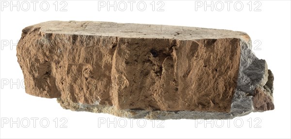 Brick from a cistern found at Florida A&M University, ca. 1890. Creator: Unknown.