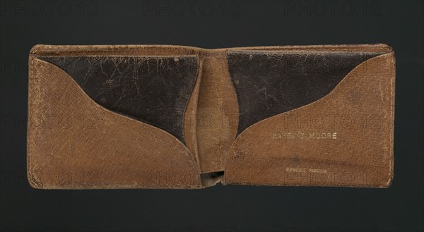 Wallet belonging to Harry T. Moore, early to mid 20th century. Creator: Unknown.