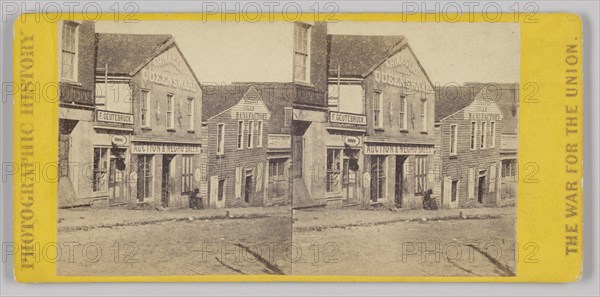 The Slave Market, Atlanta, Ga., 1864. Creator: George N. Barnard.