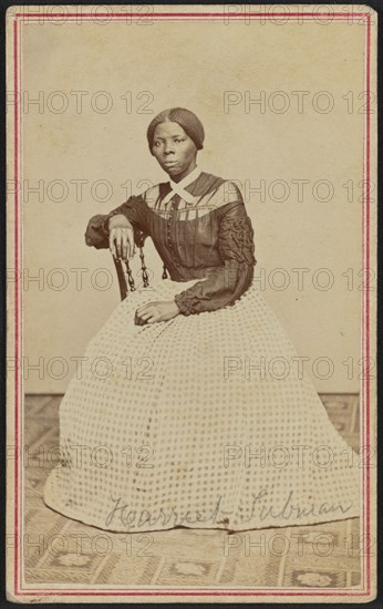 Carte-de-visite portrait of Harriet Tubman, 1868-1869. Creator: Benjamin F. Powelson.
