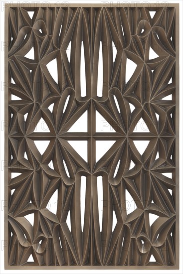 Corona panel designed for NMAAHC (Type F: 90% opacity), ca. 2013. Creators: Peerless Pattern Works, Morel Industries, Dura Industries, Northstar Contracting.