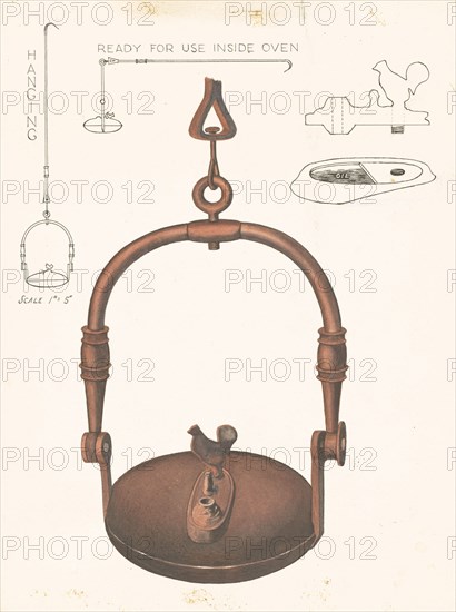 Amana Baker's Oven Lamp, c. 1937. Creator: Frank Eiseman.