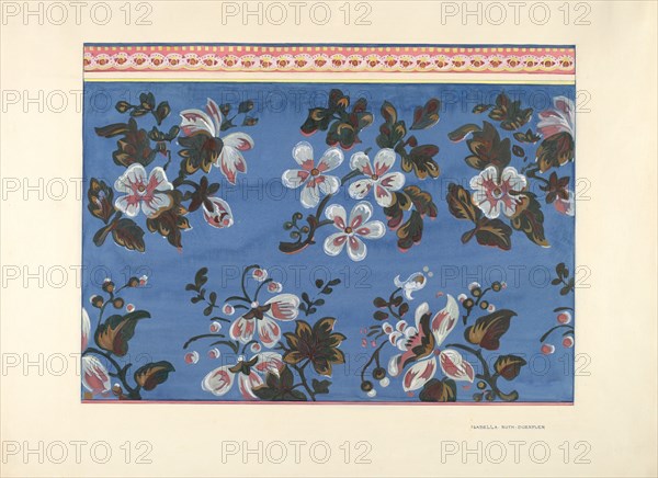 Bandbox Design, c. 1937. Creator: Isabella Ruth Doerfler.
