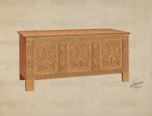 Blanket Chest, c. 1936. Creator: Lawrence Flynn.