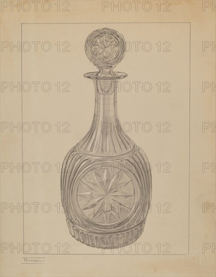 Bottle, 1935/1942. Creator: Frank Fumagalli.