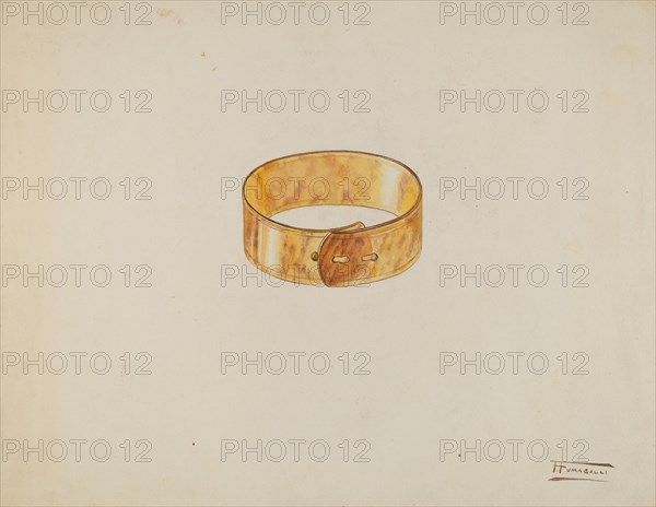 Bracelet, c. 1939. Creator: Frank Fumagalli.