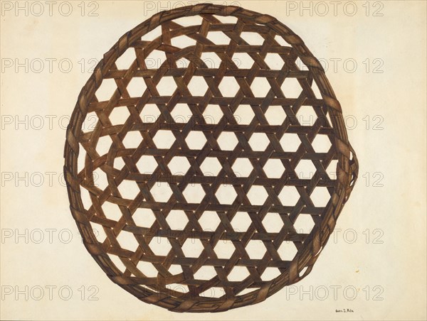 Cheese Basket, c. 1941. Creator: George File.