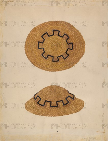 Child's Hat, 1936. Creator: Marie Famularo.