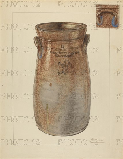Churn, 1935/1942. Creator: Frank Fumagalli.