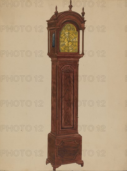 Clock Case, c. 1936. Creator: John Dieterich.