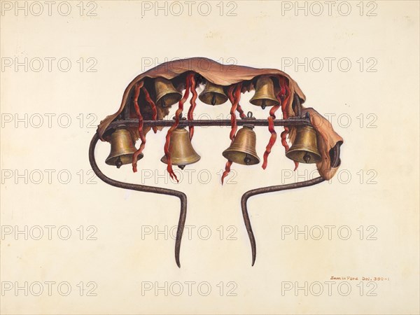 Conestoga Wagon Bells, 1935/1942. Creator: Samuel W. Ford.