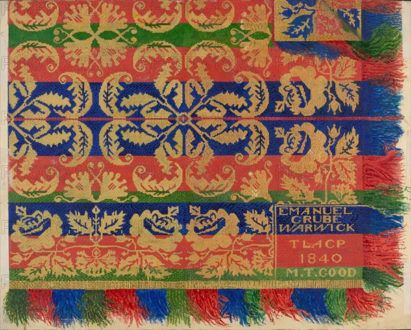 Coverlet, c. 1936. Creator: Albert Eyth.