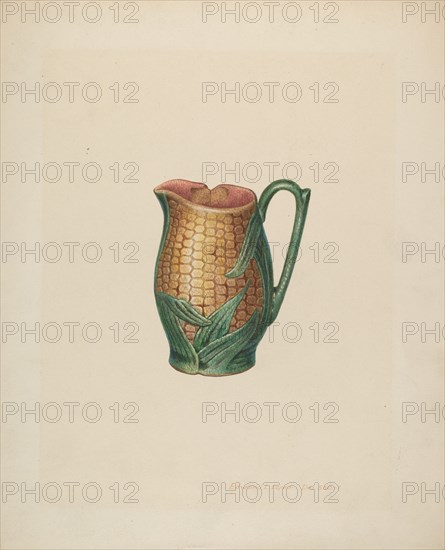 Cream Pitcher, c. 1940. Creator: Edward L Loper.