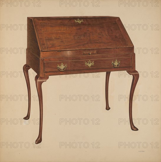 Desk, 1940. Creator: Harry Eisman.