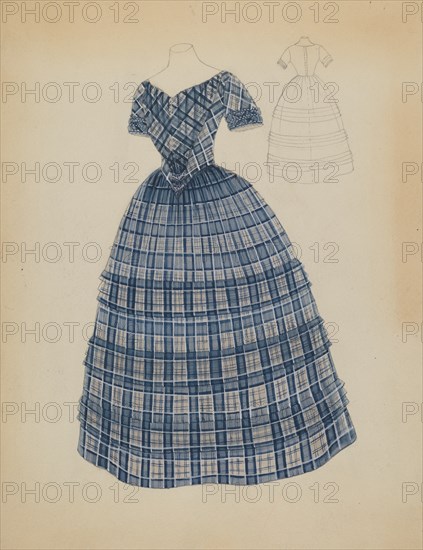 Dress, c. 1936. Creator: Bessie Forman.