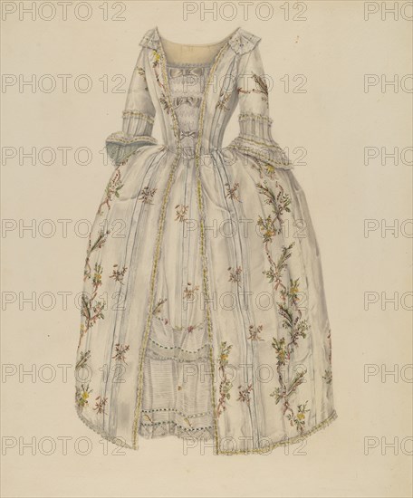 Dress, c. 1938. Creator: Bessie Forman.