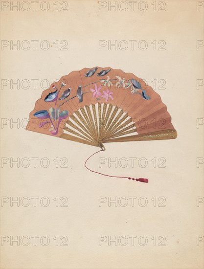 Fan, 1935/1942. Creator: Bessie Forman.