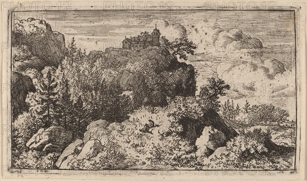 Firs in the Defile, probably c. 1645/1656. Creator: Allart van Everdingen.