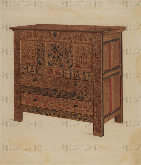 Hadley Chest, c. 1936. Creator: Lawrence Foster.