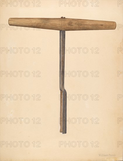 Handmade Auger, c. 1942. Creator: William Frank.