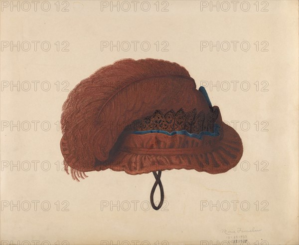 Hat, 1937. Creator: Marie Famularo.