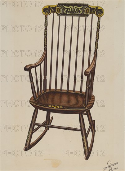 Hitchcock Rocker, c. 1936. Creator: Lawrence Flynn.