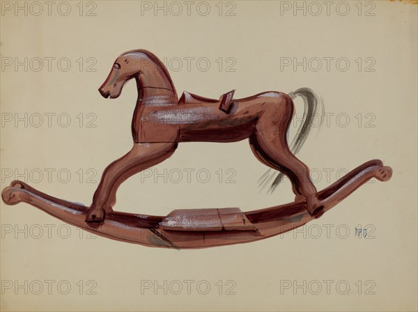 Hobby Horse Toy, 1935/1942. Creator: Raoul Du Bois.