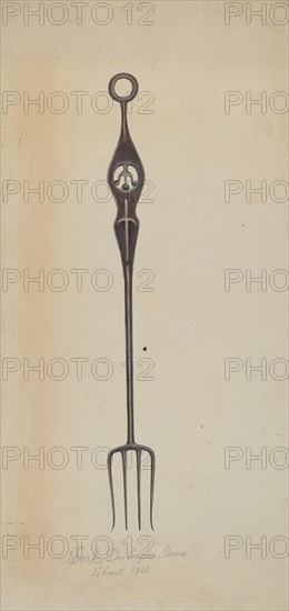 Iron Fork, c. 1937. Creator: Frank Eiseman.