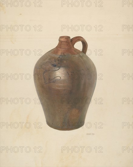 Jug, 1939. Creator: Bisby Finley.