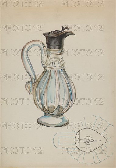 Jug, c. 1936. Creator: Roberta Elvis.