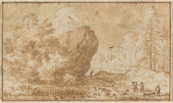 Landscape with Large Rock. Creator: Allart van Everdingen.