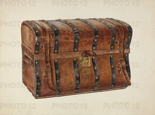 Large Trunk, c. 1940. Creator: Edward L Loper.