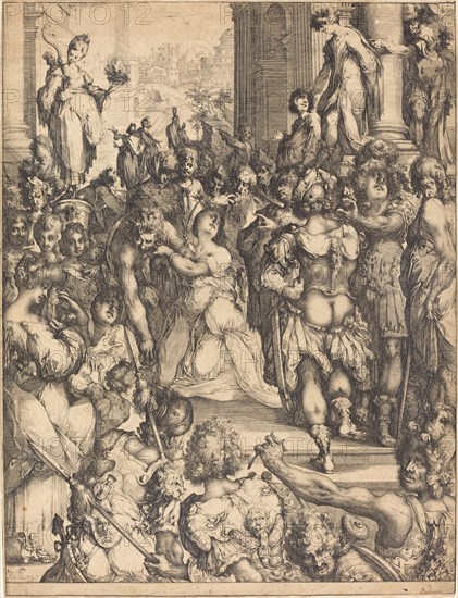 Martyrdom of Saint Lucy. Creator: Jacques Bellange.