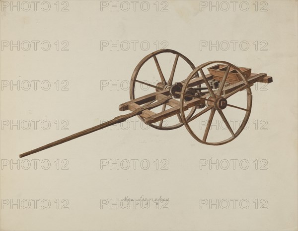 Model Potato Planter, 1938. Creator: Max Fernekes.