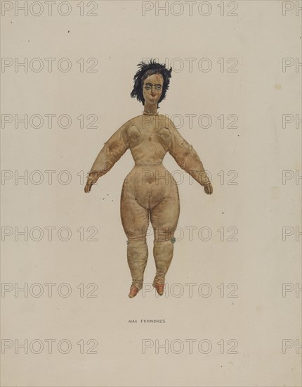 Nude Doll, 1935/1942. Creator: Max Fernekes.