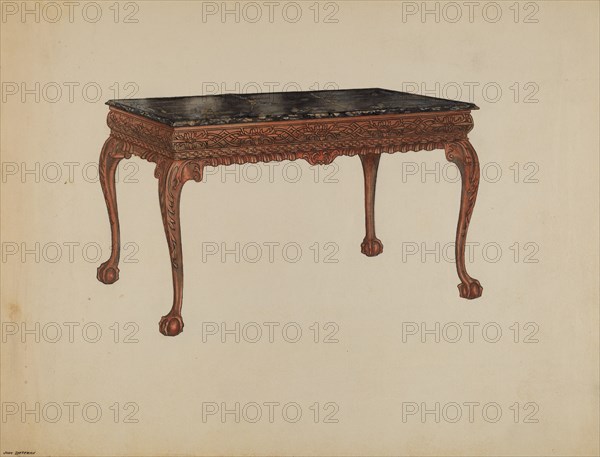 Pier Table, 1936. Creator: John Dieterich.