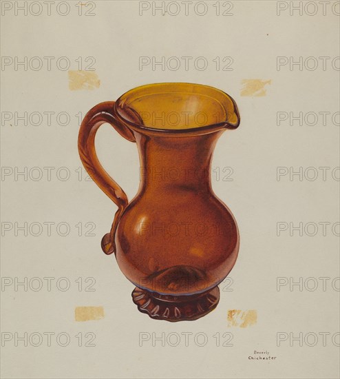 Pitcher, 1935/1942. Creator: Beverly Chichester.