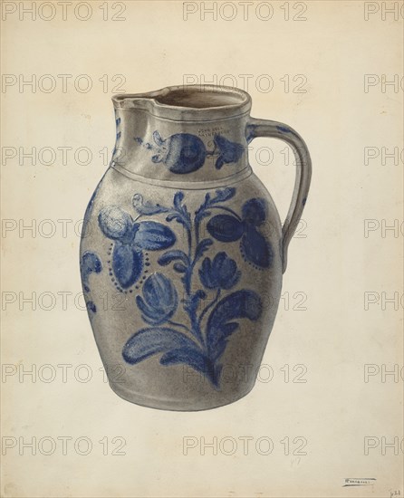 Pitcher, probably 1937/1938. Creator: Frank Fumagalli.
