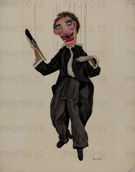 Puppet, 1935/1942. Creator: George File.