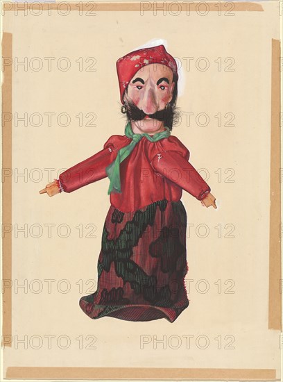 Puppet: Pirate, c. 1936. Creator: Beverly Chichester.