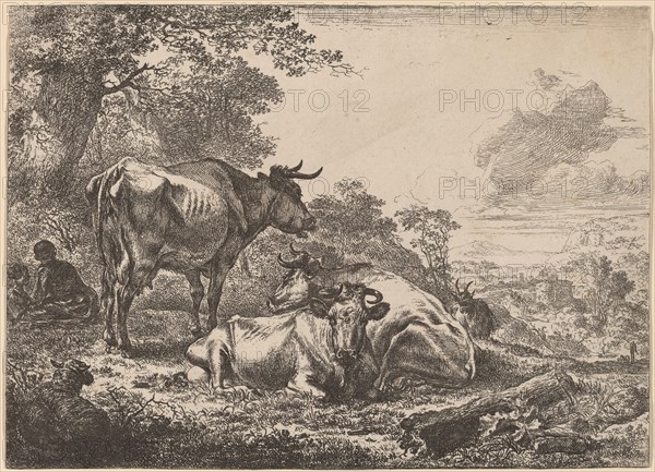 Resting Cows. Creator: Nicolaes Berchem.