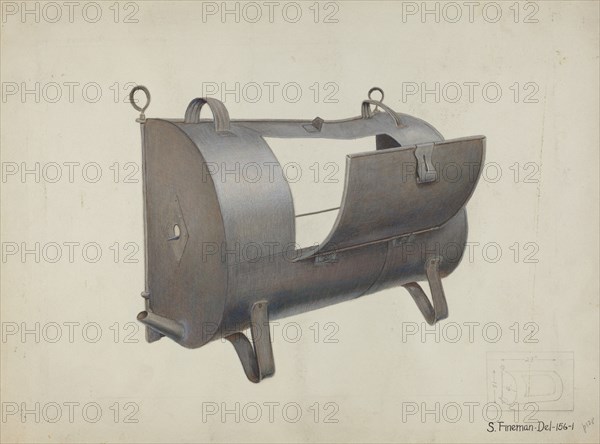 Roasting Oven, c. 1937. Creator: Samuel Fineman.