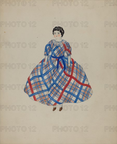 Shaker Doll, 1935/1942. Creator: Mary Fitzgerald.