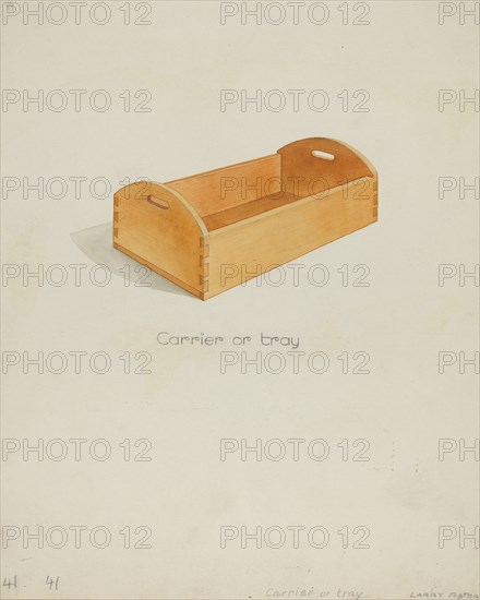 Shaker Tray, c. 1936. Creator: Lawrence Foster.