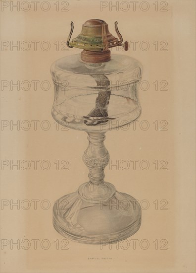 Table Lamp, 1935/1942. Creator: Samuel Faigin.