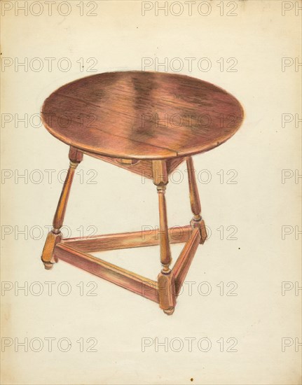 Table, c. 1953. Creator: Harry Eisman.