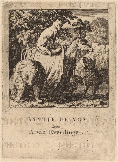 The Triumph of Reynard, probably c. 1645/1656. Creator: Allart van Everdingen.
