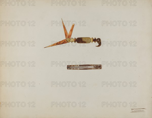 Toothpick, c. 1939. Creator: Frank Fumagalli.