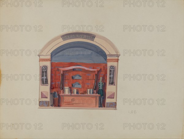 Toy Grocery Store, c. 1936. Creator: Raoul Du Bois.